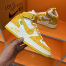 Nike Air Force x Louis Vuitton Amarelo