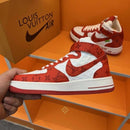 Nike Air Force x Louis Vuitton Vermelho